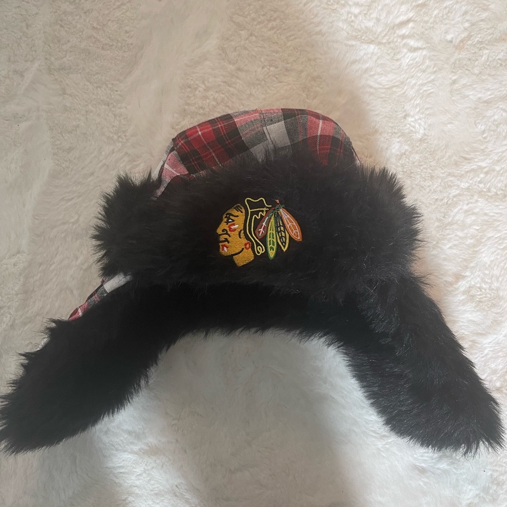 Chicago blackhawks winter hat
